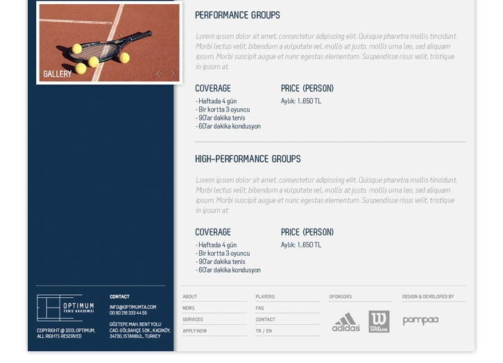 Optimum Tennis Academy